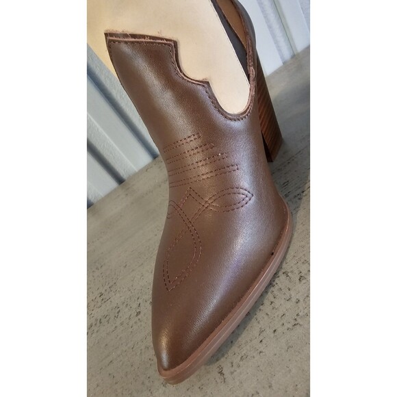 Steve Madden Real Leather Patchwork Western Boots Women’s NWOT Size 7 - Picture 8 of 10